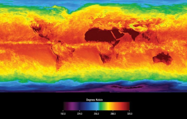 A NASA térképe a Föld napenergia-potenciáljáról