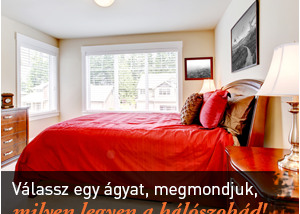 Válassz egy ágyat, megmondjuk, milyen legyen a hálószobád!