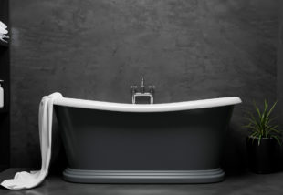 Fekete színű dekor a fürdőben – Használd a legsötétebb árnyalatot, ha trendi fürdőt szeretnél
