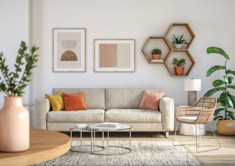 Bézs nappali ötletek – 4 nappali, amiből sugárzik a visszafogott elegancia