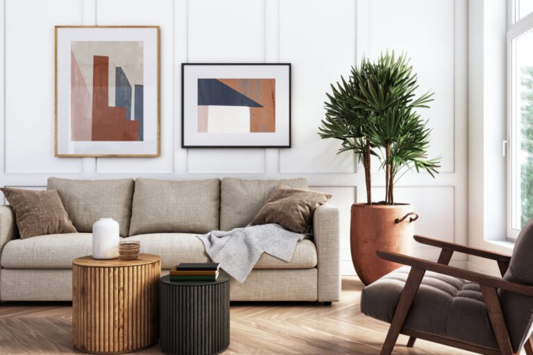 Bézs nappali ötletek – 4 nappali, amiből sugárzik a visszafogott elegancia